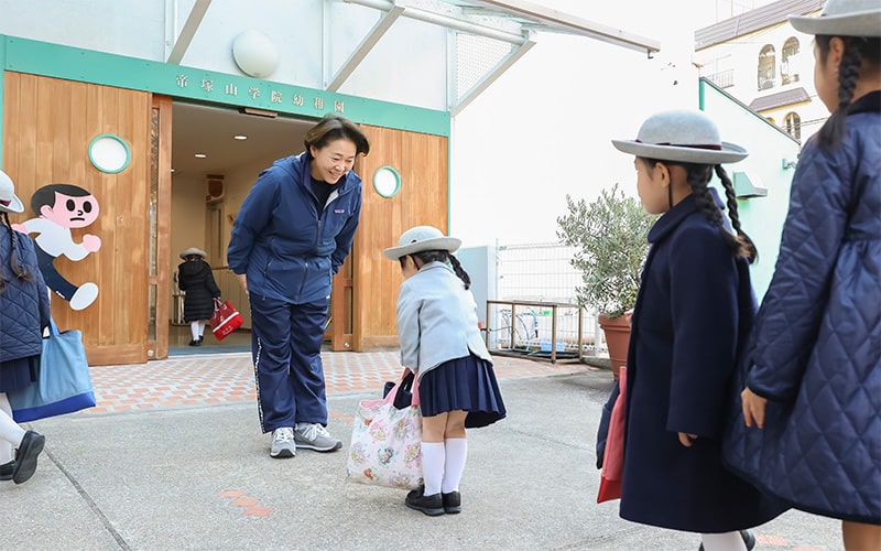 登園時の挨拶