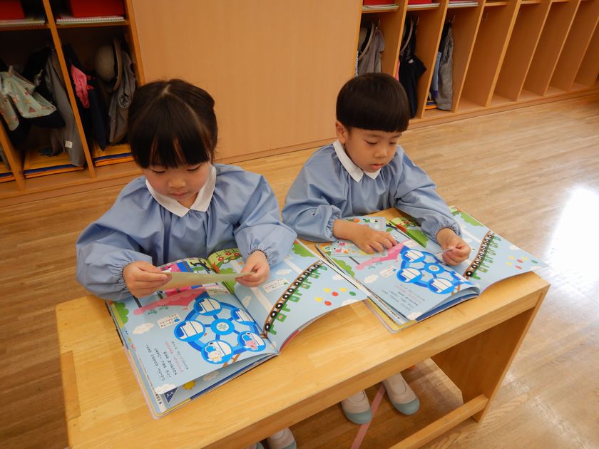 子どもの学習の様子