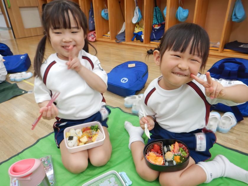 お弁当を食べました!