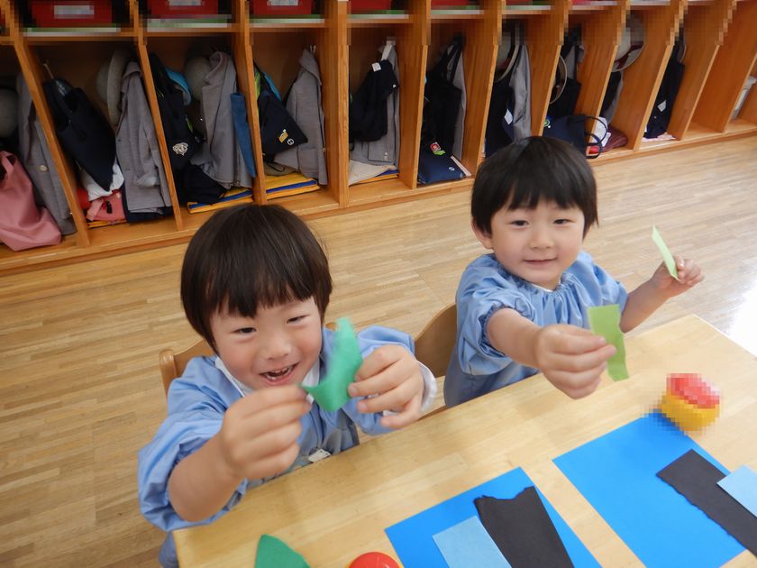 ちぎれたよ!