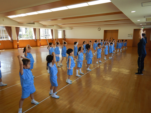 運動会の練習