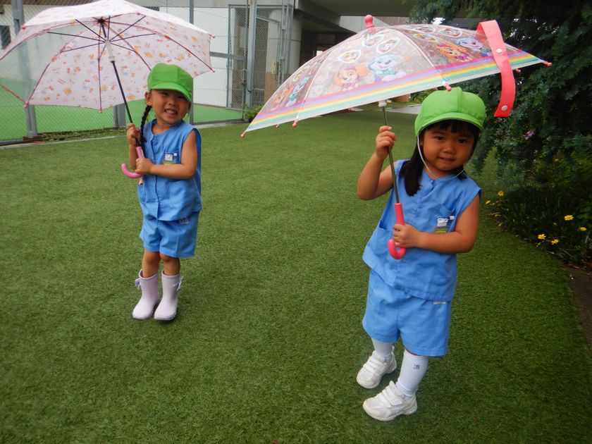 雨の散歩