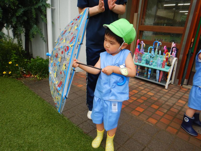 雨の散歩