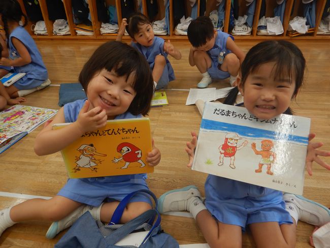 絵本とのふれあい
