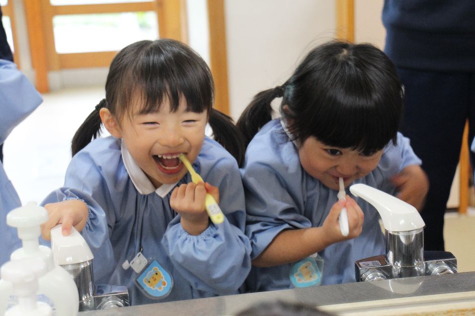 園児のはみがき
