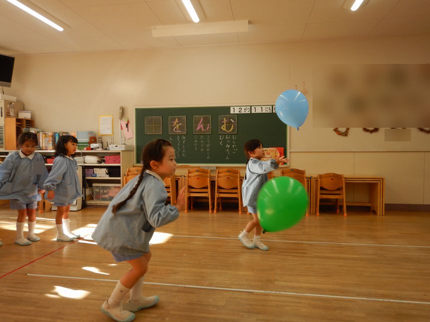 風船遊び
