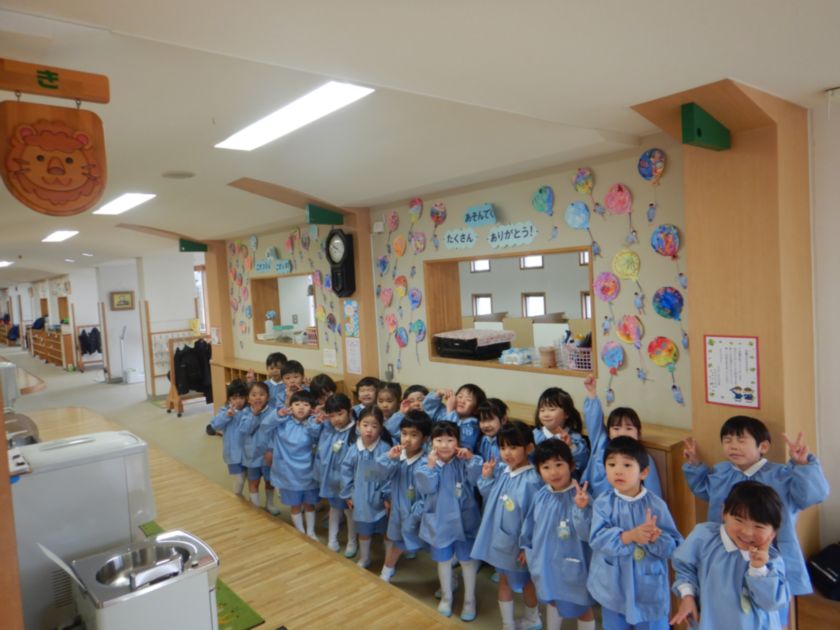 年長組へのプレゼント