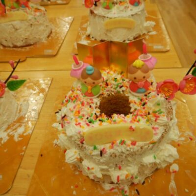ひなまつりケーキクッキング