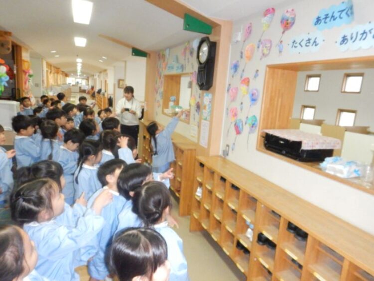 年長組へのプレゼント