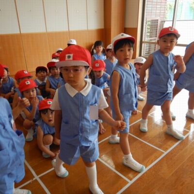 かけっこの練習