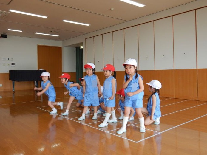かけっこの練習